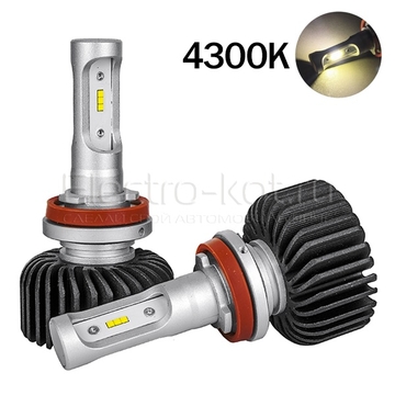 LED лампы головного освещения для авто Appolo 2.0 CSP 4300K H11 комплект 2 шт