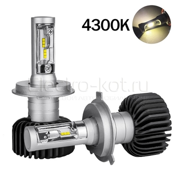 LED лампы головного освещения для авто Appolo 2.0 CSP 4300K H4 комплект 2 шт