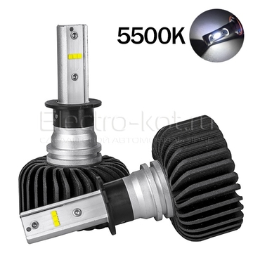 LED лампы головного освещения для авто Appolo 2.0 CSP 5500K H3 комплект 2 шт