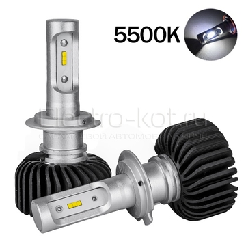 LED лампы головного освещения для авто Appolo 2.0 CSP 5500K H7 комплект 2 шт
