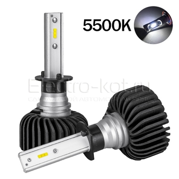 LED лампы головного освещения для авто Appolo 2.0 CSP 5500K H1 комплект 2 шт