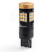 Светодиодная лампа в поворотники авто ElectroKot BlackSide 21Вт WY21W - 7440 оранжевый свет 2 шт