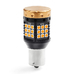 Светодиодная лампа в поворотники авто ElectroKot BlackSide 21Вт PY21W - BAU15S оранжевый свет 2 шт