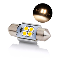 Светодиодная лампа с обманкой ElectroKot Atomic C5W C10W 31mm 2700K цвет галогена 1 шт