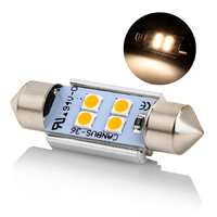 Светодиодная лампа с обманкой ElectroKot Atomic C5W C10W 36mm 2700K цвет галогена 1 шт