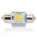 Светодиодная лампа с обманкой ElectroKot Atomic C5W C10W 31mm 4000K теплый белый свет 1 шт