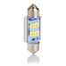 Светодиодная лампа с обманкой ElectroKot Atomic C5W C10W 36mm 4000K теплый белый свет 2 шт