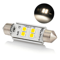 Светодиодная лампа с обманкой ElectroKot Atomic C5W C10W 39mm 4000K теплый белый свет 1 шт