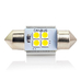 Светодиодная лампа с обманкой ElectroKot Atomic C5W C10W 31mm 5000K чистый белый свет 2 шт