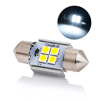 Светодиодная лампа с обманкой ElectroKot Atomic C5W C10W 31mm 6000K холодный белый свет 1 шт