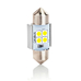 Светодиодная лампа с обманкой ElectroKot Atomic C5W C10W 31mm 6000K холодный белый свет 2 шт