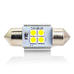 Светодиодная лампа с обманкой ElectroKot Atomic C5W C10W 31mm 6000K холодный белый свет 2 шт