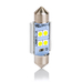Светодиодная лампа с обманкой ElectroKot Atomic C5W C10W 36mm 6000K холодный белый свет 1 шт