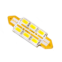 Российская светодиодная лампа Дилас C5W 36мм SMD5630 6 LED 1 шт