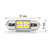 Диодная лампочка для салона авто ElectroKot InterLED C5W 31 мм 5000K белый свет 2 шт