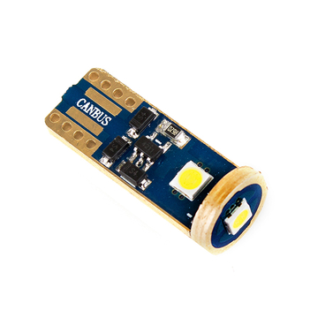 Светодиодная лампа ElectroKot Golden T10 W5W 3 SMD 3030 12-24V обманка CANBUS 1 шт