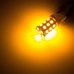 Светодиодная лампа CORN LED 27 SMD5050 1157 - PY21/5W - BA15D желтая 1 шт