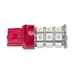 Светодиодная лампа CORN LED 27 SMD5050 7440 - W21W - T20 красная 1 шт