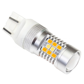 Светодиодная лампа ДХО + поворотник MaxVision SMD 2835Y+3030W 7443 - W21/5W - T20 1 шт