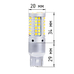 Светодиодные лампы ДХО в поворотники ElectroKot ZR69 в штатные патроны W21W - 7440 2 шт