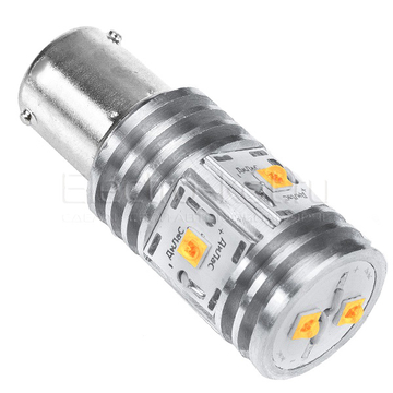 LED лампа Дилас 1156 - PY21W - BAU15S Bridgelux SMD 3535 6 LED оранжевая 1 шт