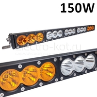 Двухцветная LED люстра на крышу внедорожника ElectroKot 15 CREE 150W Combo