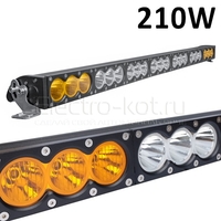 Двухцветная LED люстра на крышу внедорожника ElectroKot 21 CREE 210W Combo