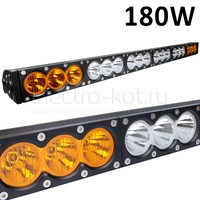 Двухцветная LED люстра на крышу внедорожника ElectroKot 18 CREE 180W Combo