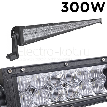 LED балка комбинированного света 5D линзы 100 CREE 300W