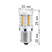 Светодиодная лампа для авто ElectroKot Impact PRO 24 Вт BA15S P21W 1900K оранжевый 2 шт