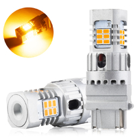 Светодиодные лампы ElectroKot КанбусПро PY27W 3156 в поворотники авто оранжевый 2 шт