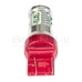 Светодиодная лампа Mini CREE XBD 10 LED 7443 - W21/5W - T20 SRCK красная
