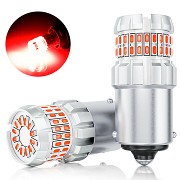 Светодиодная лампа для авто ElectroKot RoundLight gen2 P21W BA15S красная 2 шт