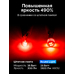 Светодиодная лампа для авто ElectroKot RoundLight gen2 W16W T15 красная 2 шт 