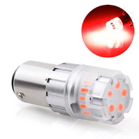 Светодиодная лампа для авто ElectroKot RoundLight BAY15D красная 1 шт