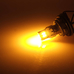 Светодиодная LED лампа Atomic 12 SMD3020 P21W BA15S оранжевая 1 шт