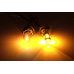 Светодиодная лампа T-series W21/5W - T20 оранжевый свет 2 шт