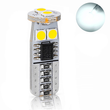 LED лампа с обманкой и стабилизатором ElectroKot Atomic 6 SMD3030 T10 W5W 6000K 1 шт