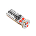 Светодиодная лед лампа для авто ElectroKot Atomic 6 SMD3030 T10 W5W красная 2 шт