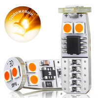 Светодиодная лед лампа для авто ElectroKot Atomic 6 SMD3030 T10 W5W оранжевая 2 шт
