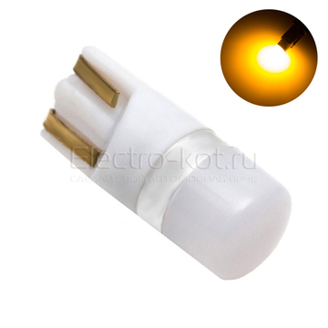 Диодная лампа ElectroKot 360 Light 1W T10 - W5W оранжевая 1 шт