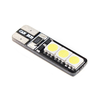 Габаритные светодиодные лампы 6 SMD 5050 T10 - W5W RAZOR LED