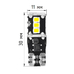 Светодиодные лампы для авто ElectroKot FullPower CANBUS W5W T10 5000K белый свет 2 шт