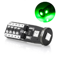 Светодиодная лампа ElectroKot MiniMax T10 W5W canbus зеленый свет 1 шт