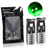 Светодиодная лампа ElectroKot MiniMax T10 W5W canbus зеленый свет 2 шт