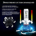 Светодиодные лампы H4 ZES X3 комплект - 2 шт