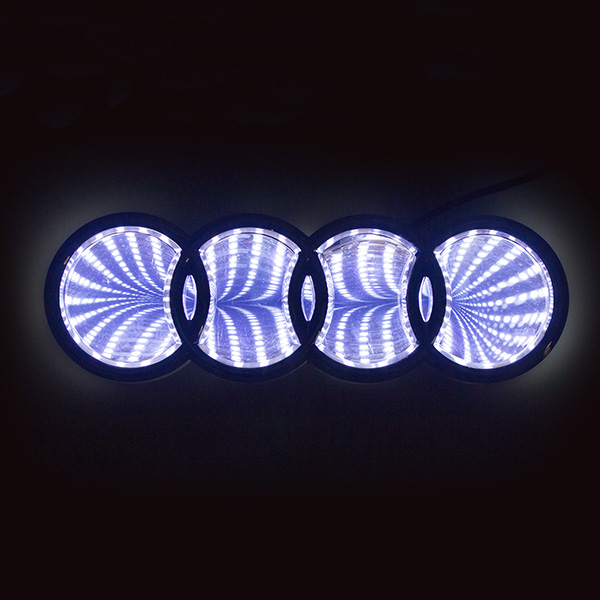 3D логотип Audi (Ауди) с подсветкой