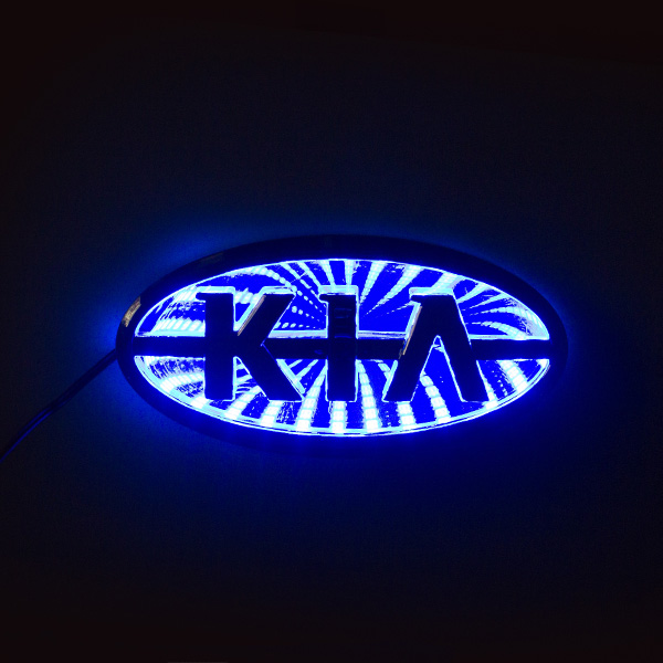 3D логотип KIA (КИА) с подсветкой