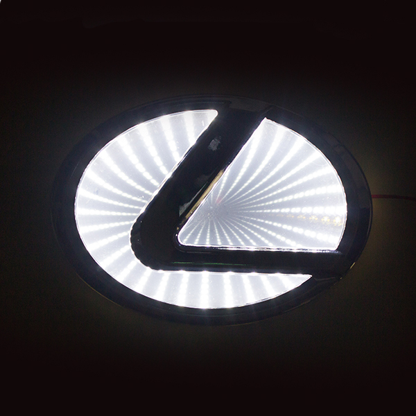 3D логотип Lexus (Лексус) с подсветкой