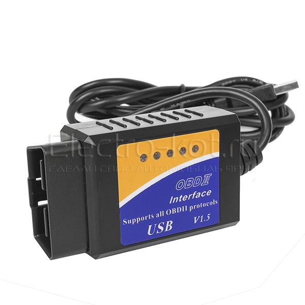 Адаптер ELM327 USB OBD2 для диагностики авто купить